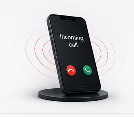 Phone with incoming call